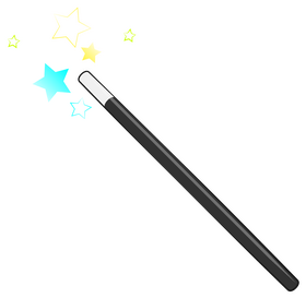 Magic wand clipart