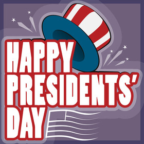 Presidents day cartoon drawing vector