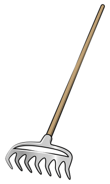 Rake clipart