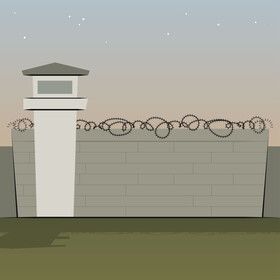 Prison vector
