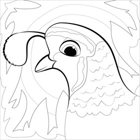 Quail black and white vector