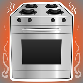 Stove vector
