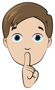 Shhh clipart