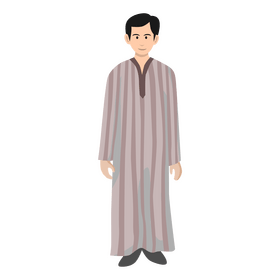 Djellaba clipart