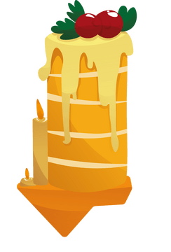 Christmas Cake sweet clipart