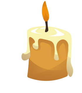 Christmas Candle clipart