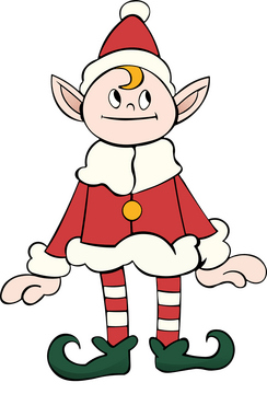 Christmas Elf clipart