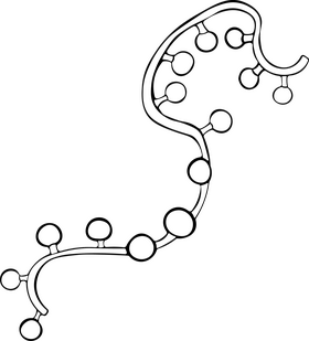 Chirstmas lights black and white clipart