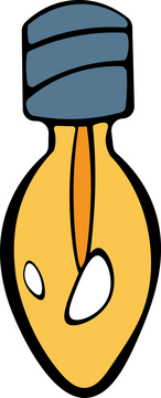Christmas lights light bulb clipart