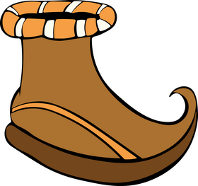 Elf shoes leather clipart