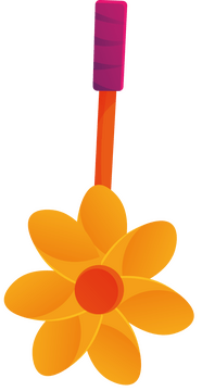 Yellow pinwheel clipart