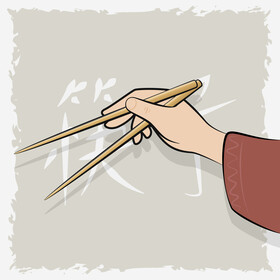 Chopsticks vector