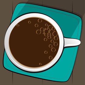 Coffee cup vector