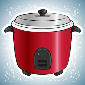 Rice cooker vector