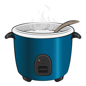 Rice cooker clipart
