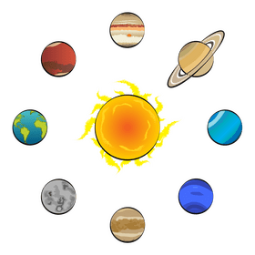 Solar system clipart
