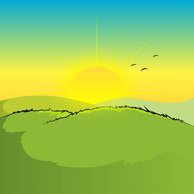 Sunrise vector