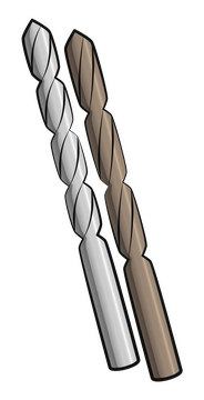 Drill bits clipart