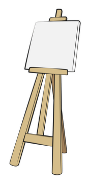 Easel clipart