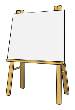 Easel clipart