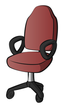 Office chair clipart