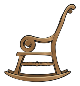 Rocking chair clipart