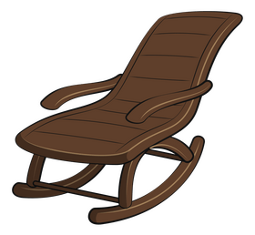 Rocking chair clipart