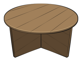 Round table clipart
