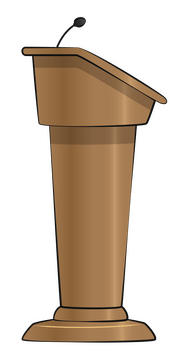 Podium clipart