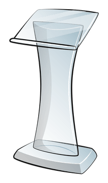 Podium clipart