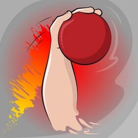 Dodgeball vector