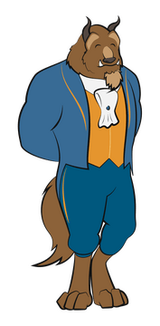 Beauty and the beast, beast clipart