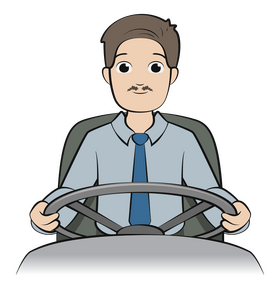 Bus driver clipart