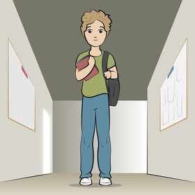 College student vector