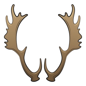 Deer antlers clipart