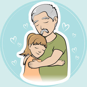 Grandparents day vector