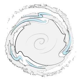 Cyclone hurricane clipart