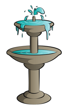 Fountain clipart