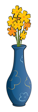 Flower vase clipart
