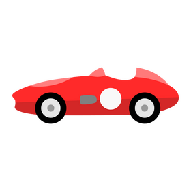 Racing car clipart