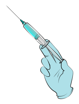 Flu shot clipart