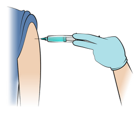 Flu shot clipart