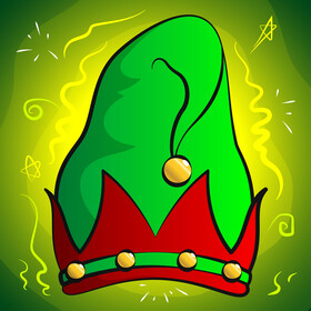 Elf hat vector