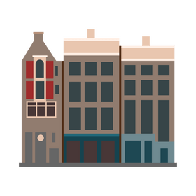 Anne Frank House clipart