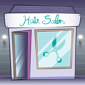 Hair salon vector