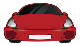 Sports car clipart