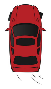 Sports car drawing clipart
