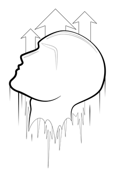 Motivation black and white clipart