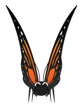 Monarch butterfly clipart