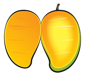 Mango fruit clipart